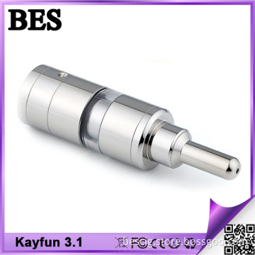 New Arrival Stainless Atomizer Kay Fun3.1 E Cigarette
